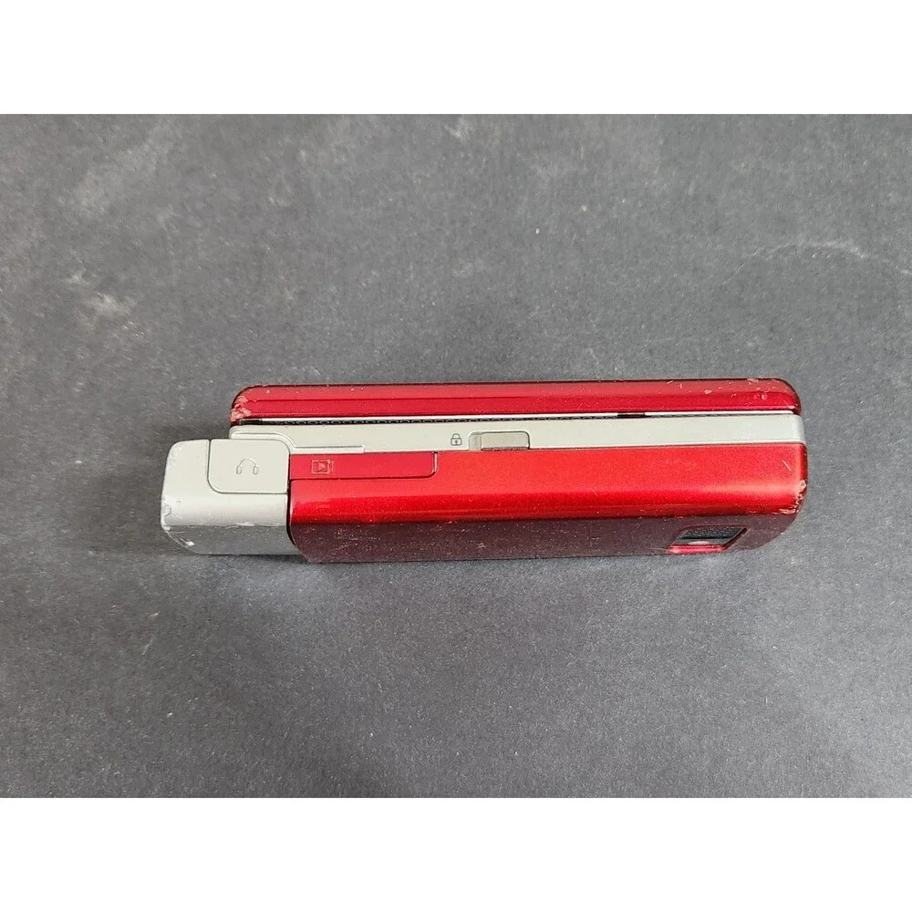 Samsung Juke SCH-U470 Red & Silver Verizon MP3 Swivel Phone For Parts or Repair